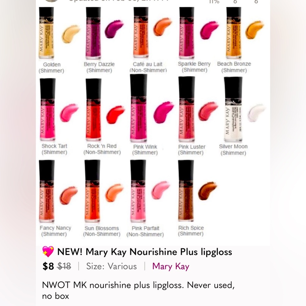MK lipgloss Golden